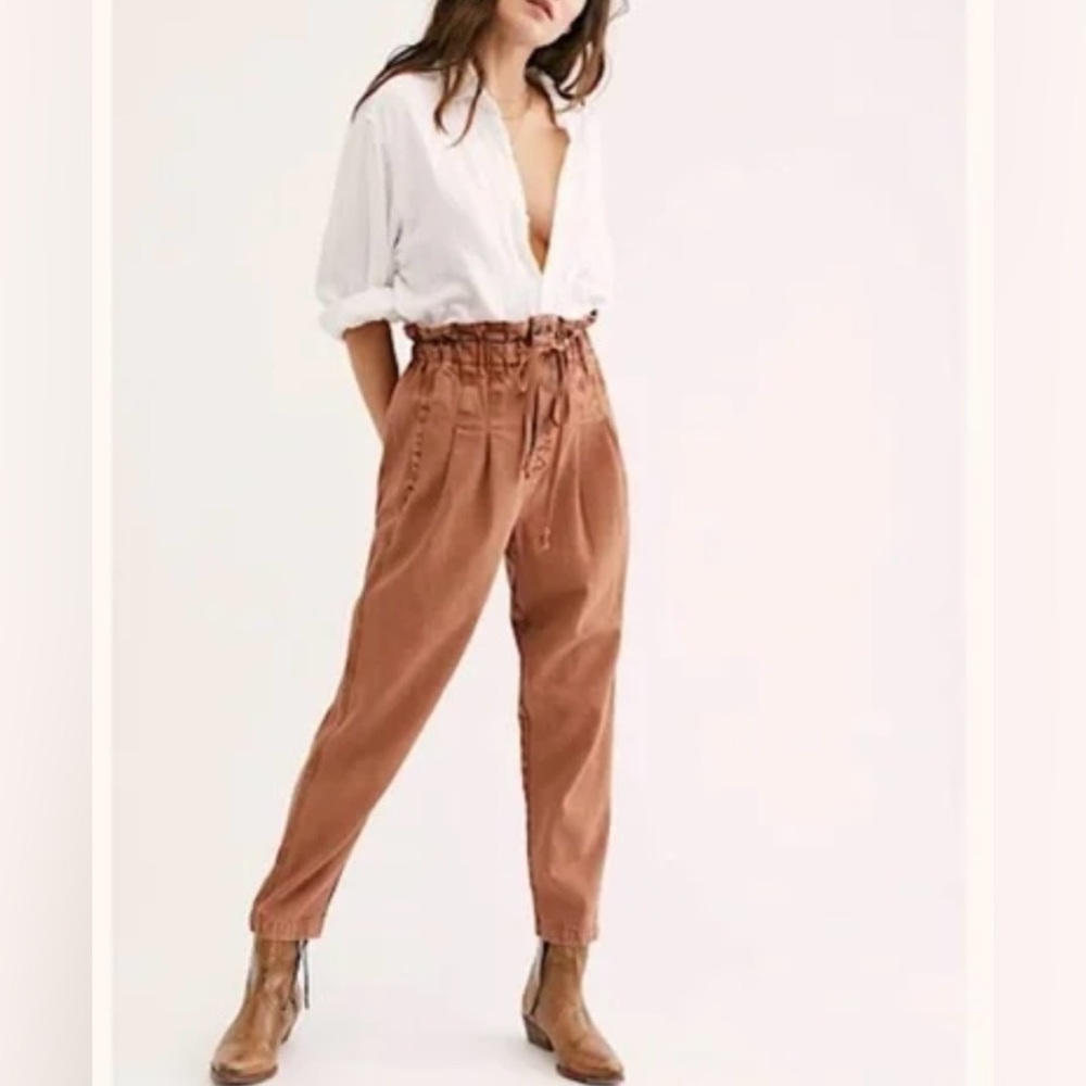 Free People Brown Trousers